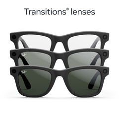 Ray-Ban Meta Wayfarer (Gen 1) Matte Black/Clear to Graphite Green NON WORKING