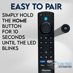 New Original Hisense Fire Tv ERF3C84H Voice Remote Control w/Netflix Disney+