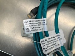 (5) All Tech Engineering 0985 S4549 104/C.5M, 5M, &1M Data Cables