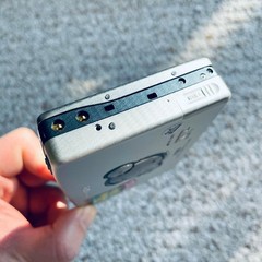 [Rare Full Box] AIWA PX380 Walkman Cassette Player, Awesome Silver ! Working !