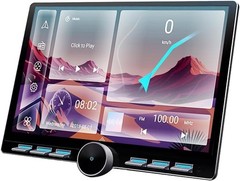 Android 15 4+64G 8-CORE Car Radio Stereo for VW 4GB RAM+64GB ROM-XJG, Black