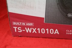 Pioneer TS-WX1010A 1100W MAX – 10″ Amplified Shallow Truck Subwoofer, Used #U1