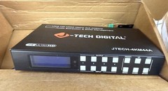 J-Tech 4×4 HDMI Matrix Switch 4K 60Hz Web GUI App Compatible w/ HDR Dolby Vision
