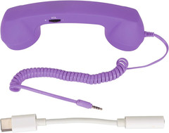 Cordless Retro Telephone Handset, Radiation Proof USB Handset for Cell Phones…