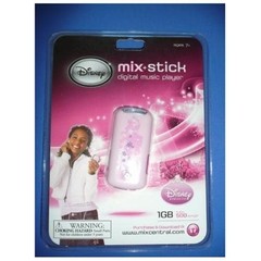 Disney Mix Stick Digital Music MP3 Player 1GB Rechargeable Battery Portable Gift