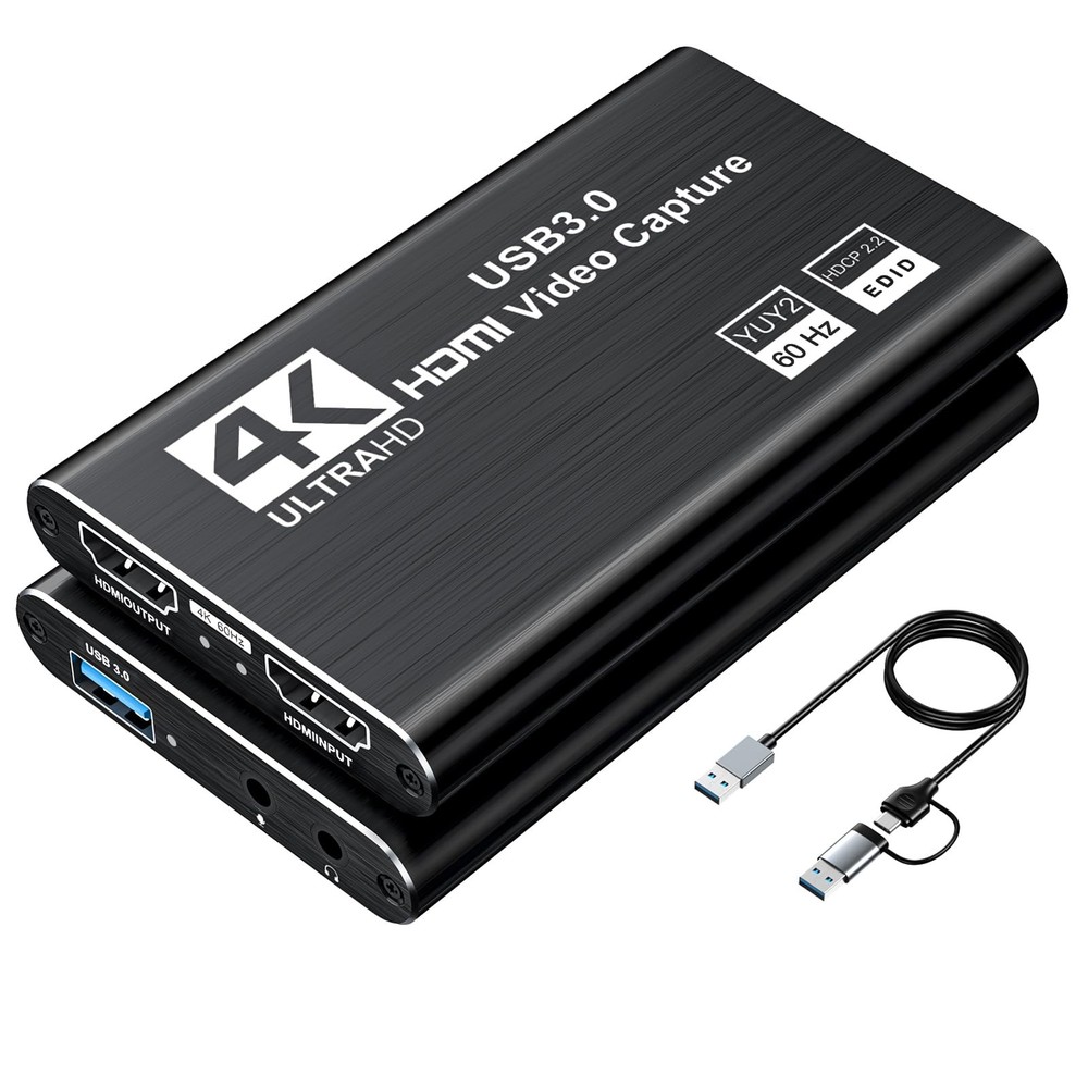 Video Capture Card, Audio Video Capture Card, USB 3.0 Capture Card 4K HDMI Lo…