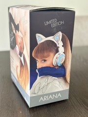Limited Edition Ariana Grande Wireless Bluetooth Cat Ear Headphones LED Complete