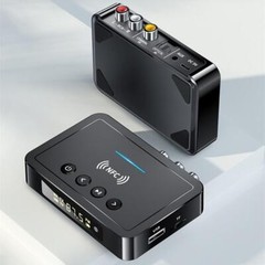 3.5mm AUX To RCA Wireless Audio NFC Adapter Bluetooth5.0 Receiver FM Transmitter