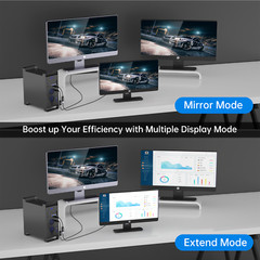 MT-VIKI DP to HDMI Adapter 8K Display Port Male to HDMI Female Converter Cable