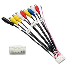 20 Pin Backup Camera Harness Adapter for Android Car Stereo, Radio RCA Rear V…