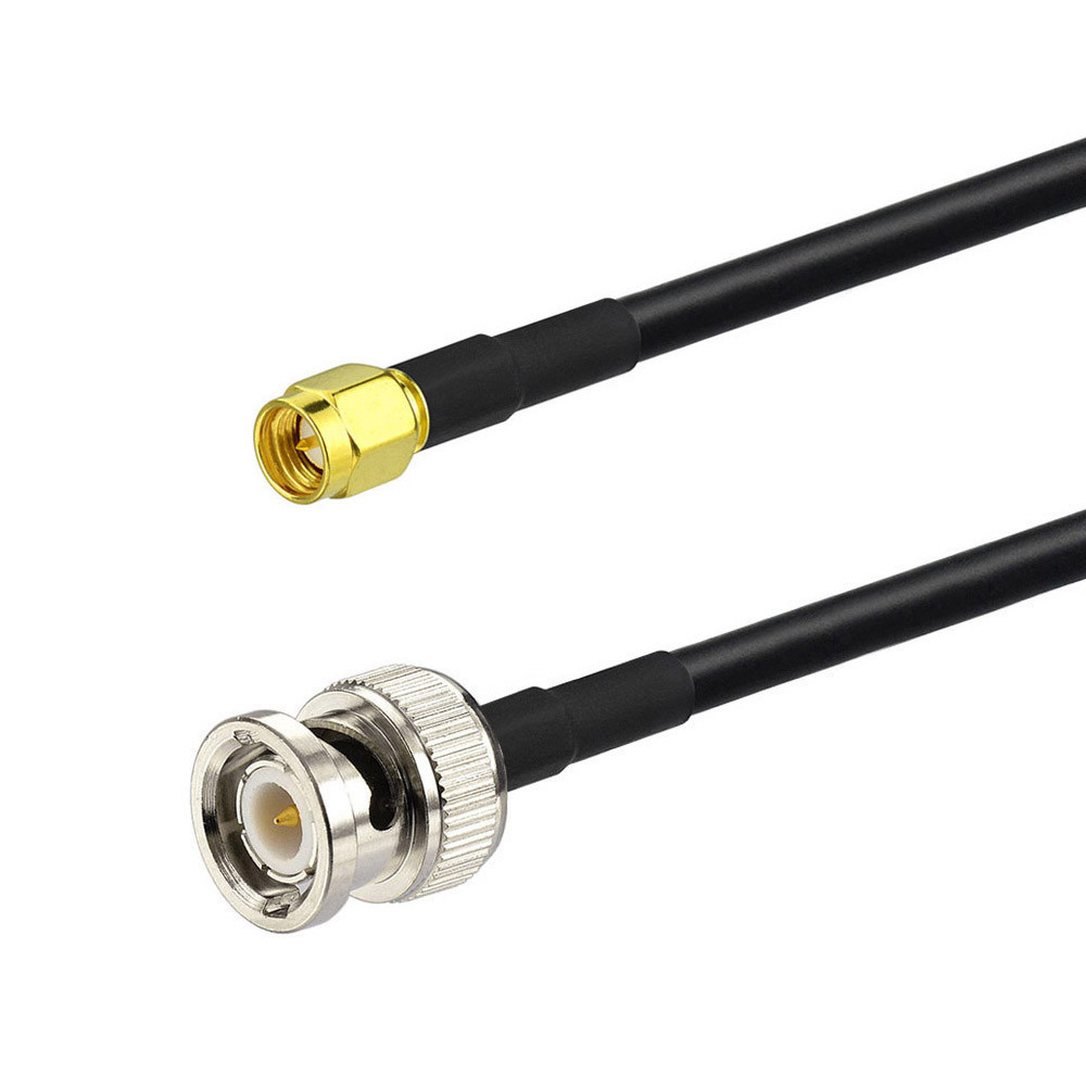 SMA to BNC Cable 90cm for TYT Radio Ham Handheld Icom Roof Antenna SDR Auto WiFi