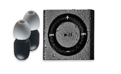 Swim iPod Shuffle & earphones & Buds bundle 100% Waterproof, new battery