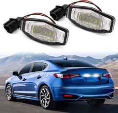 2 Pcs LED License Plate Light Lamp Tag Lights Compatible with Honda MDX TSX TL I