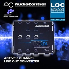 Audiocontrol LC6I Car Stereo 6 Channel Line Output Converter w/ Internal Summing