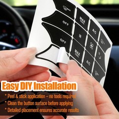 Dash Button for Mercedes Benz Stickers and Decals Repair Kit – Car Control Win