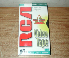 LOT OF 8 RCA T-120H STANDARD GRADE VHS VIDEO TAPES, UP TO 6 HOURS OF PLAY