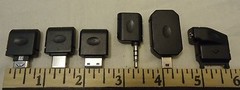 Dynex 6 Piece Adapters Set Plastic Metal