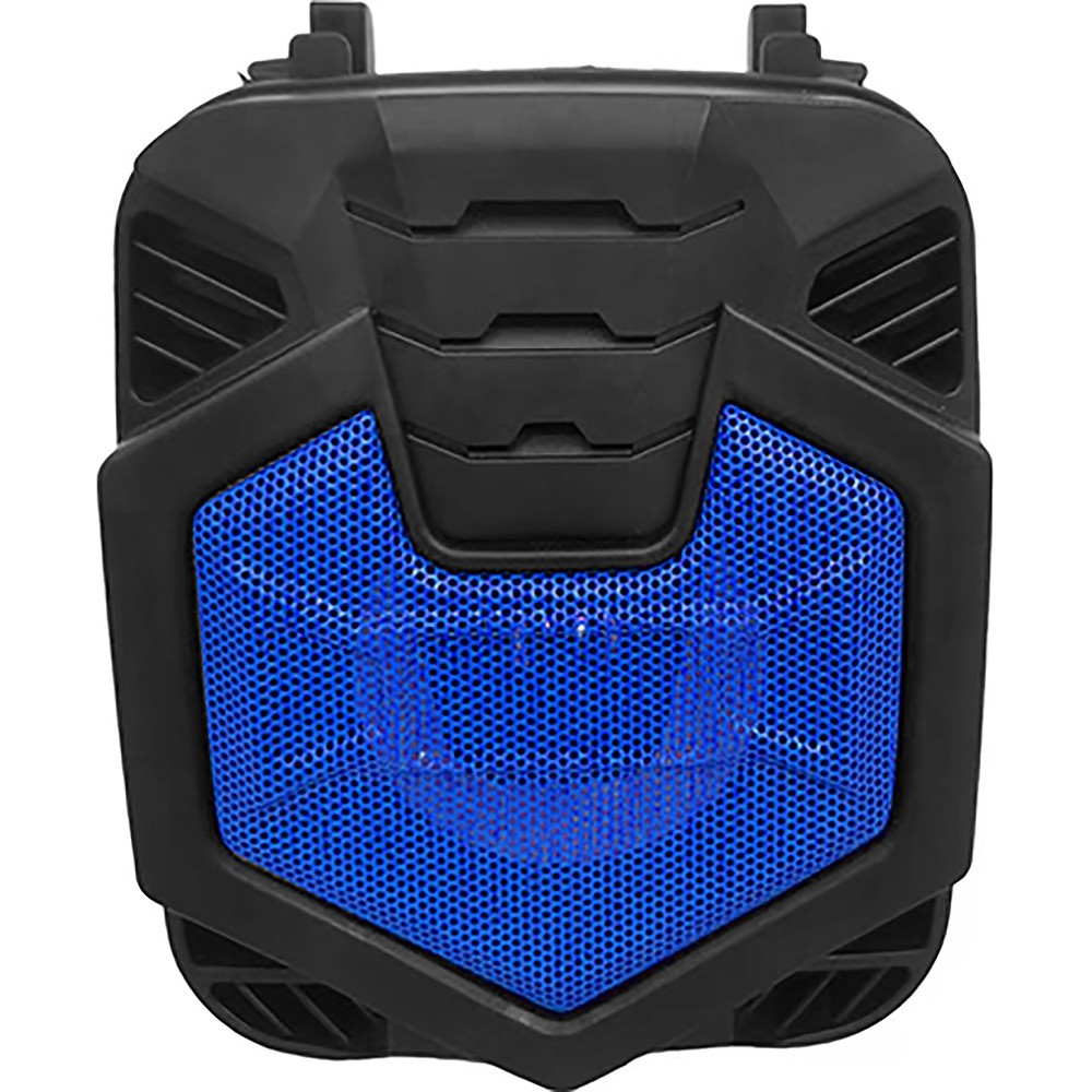 IQ Sound IQ1503BTBLU Shell Dock Bluetooth Speaker Blue RGB FM USB microSD