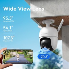 8MP PTZ Security Camera System Outdoor Wireless Audio CCTV 10CH NVR 12” Monitor