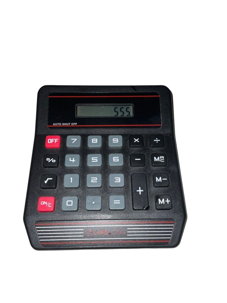 LifeLong Calculator Auto Shut Off Vintage Look Working Batteries Not Included