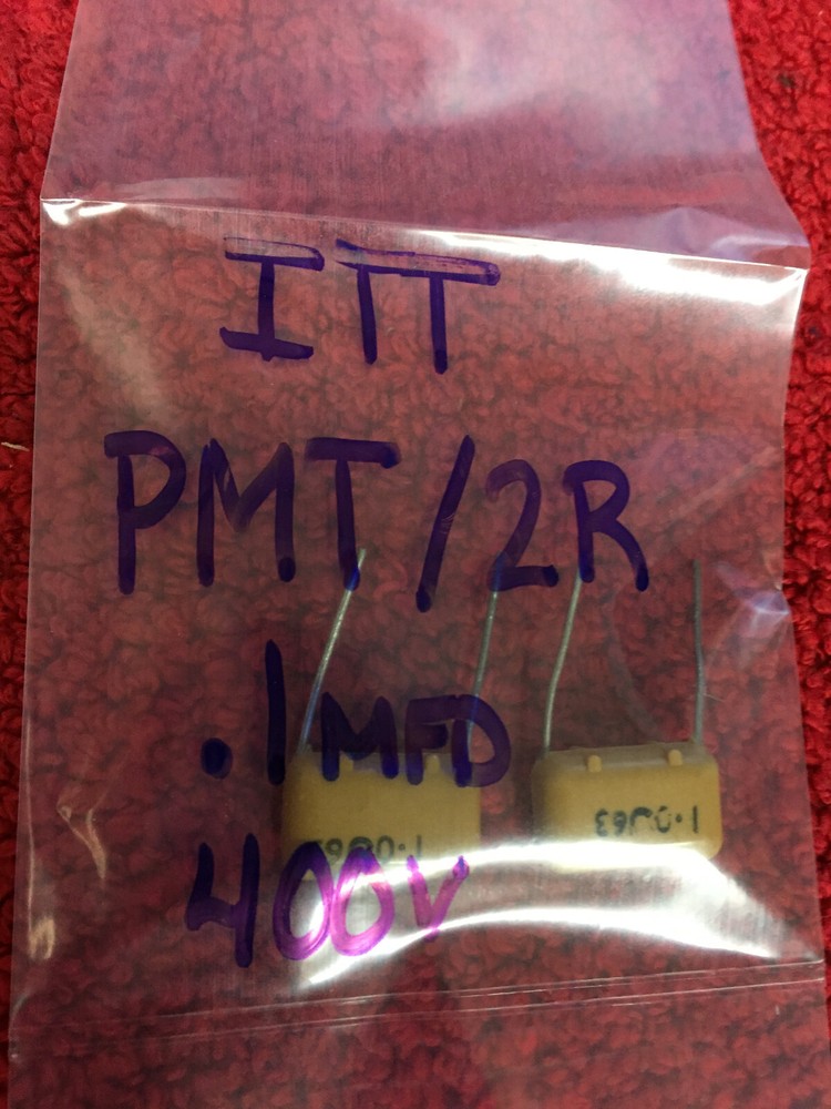 ITT PMT/2R 1.0 MFD 400V CAPACITORS 2 PCS