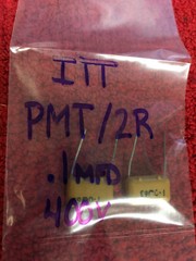ITT PMT/2R 1.0 MFD 400V CAPACITORS 2 PCS