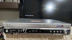 Panasonic DMR-ES35V VHS DVD Recorder Combo with Power Cord & Remote FOR PARTS