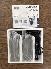 Alervites PoC-AT1 LTE Lifetime Free PoC Radio – New Pair of Two Radios