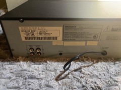 Magnavox MCB200 BK01 Dual Stereo Cassette Deck Dolby Parts Only Powers On