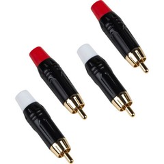 Pair Mogami 2552 Neutrik XLR Gold to RCA Audio Mic Microphone 2-Cables 1-20’FT