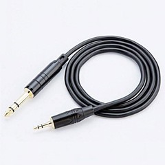 5ft 6.35mm 1/4″ to 3.5mm 1/8″ Male TRS Stereo Audio Aux Adapter Conversion Cable