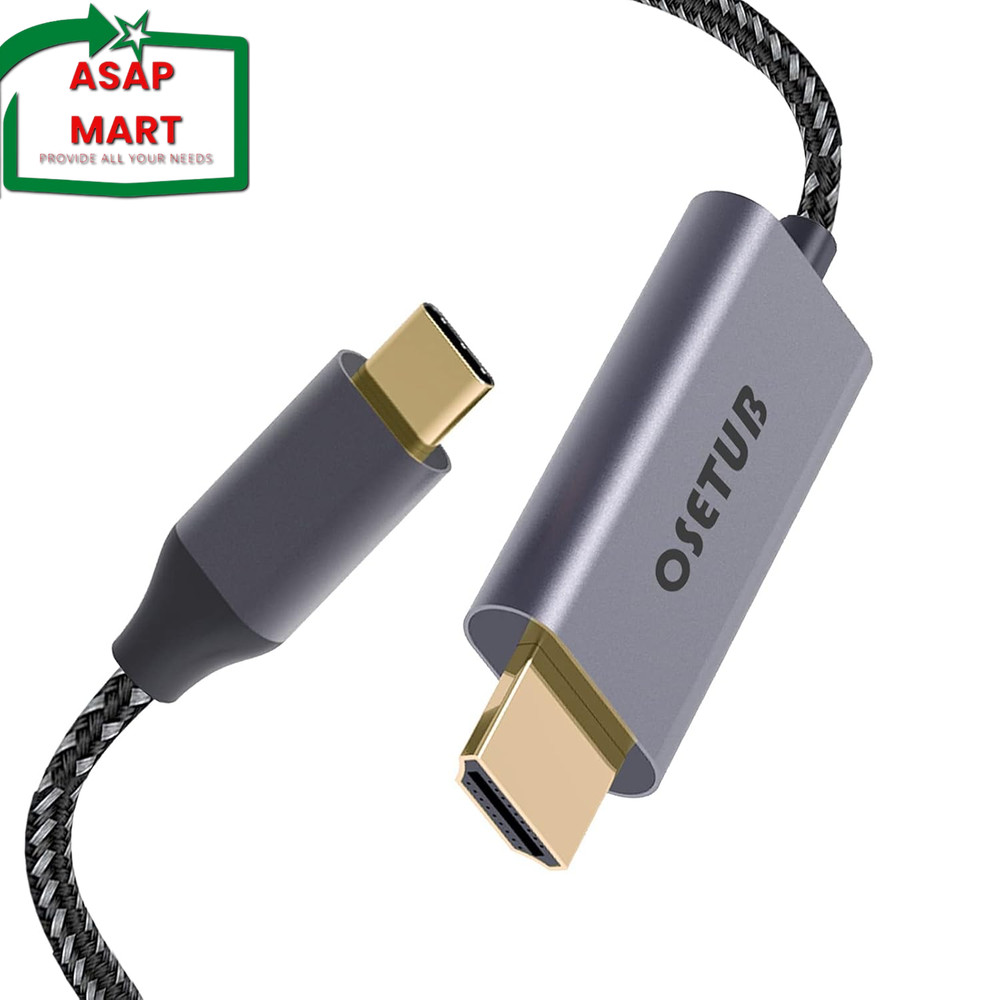 USB C to HDMI Cable 4K, 10Ft USB Type C to HDMI Cable Adapter High Speed Braided