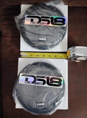 DS18 PRO-GRILL6MS/BK 6.5″ Speaker Grilles Pair Black Metal Mesh Covers