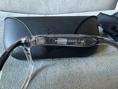 rayban meta wayfarer gen 1 – limited edition clear sapphire
