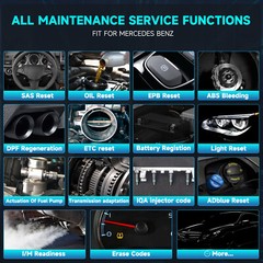 BZ700 For Mercedes Benz OBD2 Scanner All System Diagnostic Lifetime Free Update
