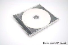 100 OPP Resealable Plastic Wrap Bag for Standard 10.4mm CD Jewel Case Peal&Seal