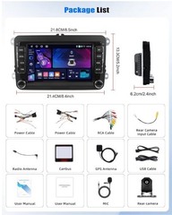 Android 15 Car Stereo VW Jetta Passat Golf Tiguan CarPlay GPS 4GB+64GB BRAND NEW