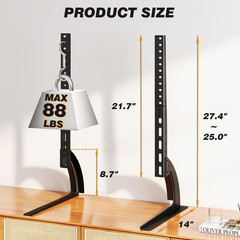 Universal Tabletop TV Stand Base Mount 22-65 Inch Height Adjustable VESA 800