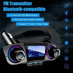 Wireless Bluetooth FM Transmitter Car Stereo Audio MP3 AUX Adapter USB Charger