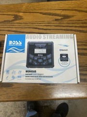 Boss Audio MGR450B Marine Stereo AM FM Radio Bluetooth Weatherproof Receiver