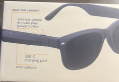 Wear iQ Wireless Smart Sunglass Bluetooth UV400 Polarized Lens Black Matte NIB
