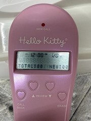 Hello Kitty Angel Caller ID Telephone KT2010 Sanrio Pink 2003