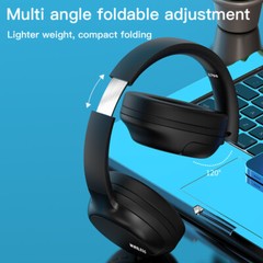 Wireless Headphones Bluetooth Headset Noise Cancelling Over Ear With Microphone