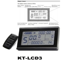 36V/48V 1500W Motors KT-35A Sinewave Controller Front Tail Light LCD Display Set