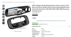 EWAY Tailgate Handle Backup Camera Rear View Mirror Monitor Kit Chevy – OB