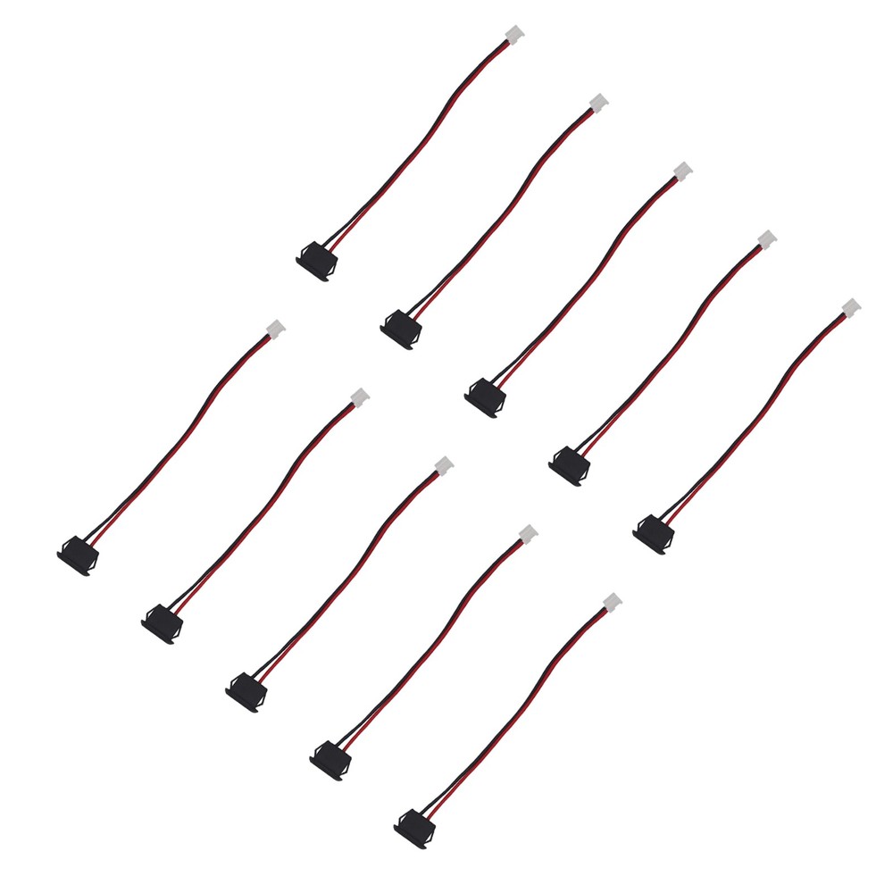 10X USB Type C Female Pigtail Cable to 2 Pin Wire Fast Charging Port DIY Cable