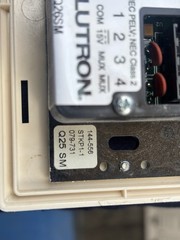 Lutron At-Nb-None Q26SM 6 Button +L/R Keypad Lot Of 10 Units