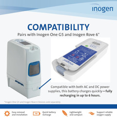NEW Inogen G5 & Rove 6 BA-500 8-Cell Single Battery SAME DAY SHIPPING!! BIG SALE