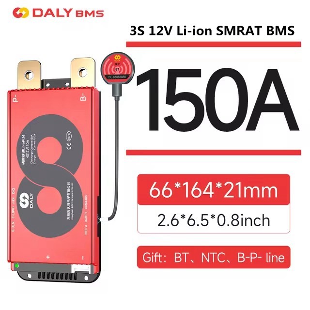 Daly Smart BMS 3S-20S 150A/200A LiFePO4 Bluetooth Balancer SUK US
