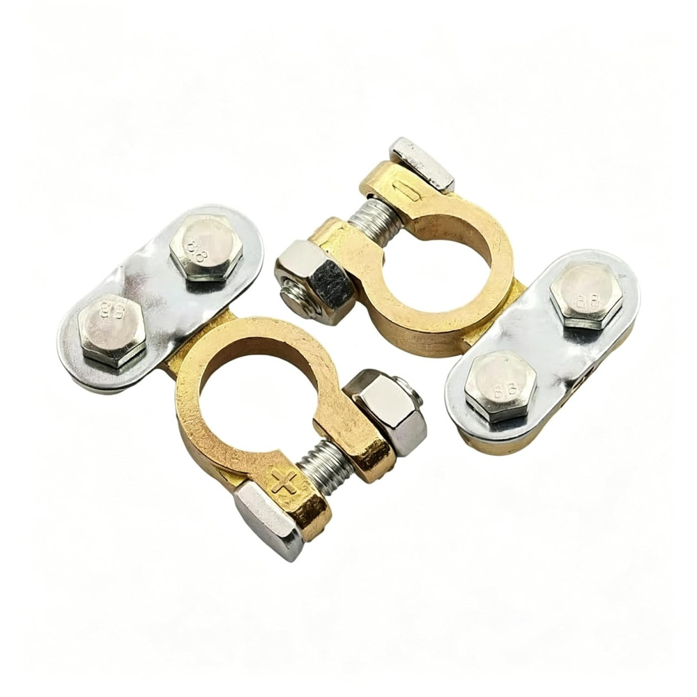Heavy Duty Battery Terminal Clamps Top Post Connectors for Car Truck RV Marine